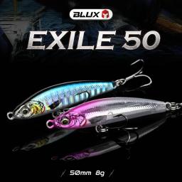 Blux exile 50 afundando lápis de gravidade vara pesada isca de pesca 50mm 8g água salgada lipless minnow wobbler isca de plástico duro - Image 3