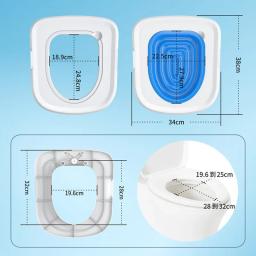 2023 Higiênico Pet Upgrade Cat WC Trainer Reutilizável Treinamento WC para Gatos Training Set Cat Litter Box Mat WC Accessaries - Image 3