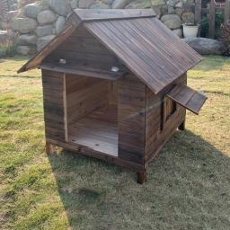 Tamanho grande De Madeira Pet House, Mobiliário Do Cão, Puppy Booth, Camping Casa, Puppy Suprimentos, Fg26 - Image 2