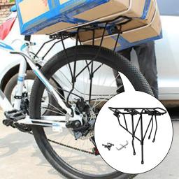 Bicicleta traseira bagagem carga rack, transportador de Mountain Bike, prateleira do banco traseiro, portátil, resistente, capacidade de carga 250kg - Image 1