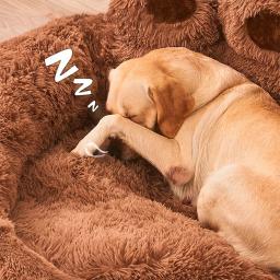 Lits canapés pour chiens de petite taille, accessoires chauds, tapis de lit pour grands chiens, niche pour animaux de compagnie, doux, lavable, panier moyen pour chiots, fournitures pour chats - Image 4