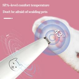 Electric Hair Clippers com Tesoura para Animais de Estimação, Cão e Gato Cortador de Cabelo, Ouvido e Olhos, Aparador De Pata, Carregamento USB, Grooming Suprimentos, Dropship - Image 5