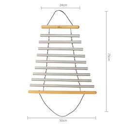 9-tone sinos de vento, instrumento musical, percussão, cura sonora, natural, para ioga, meditação, ao ar livre - Image 6