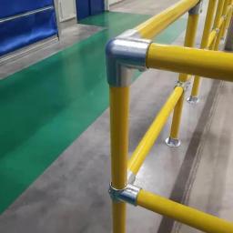 Galvanizado Conector De Tubo De Ferro Redondo, Tubo De Aço, Soldagem Free Joint Base, 3-Way Guardrail Fastener, Acessórios, 60mm 2" - Image 3