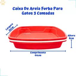 Caixa de lixo para gatos com absorventes, tapete confortável para patas limpas e banheiros higiênicos, odor, gato protegendo inclui mão - Image 5