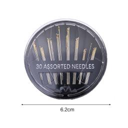30/12 pçs conjunto de agulhas de costura à mão vários tamanhos agulhas de costura linha de bordado agulhas de costura diy vestuário acessórios de costura - Image 6