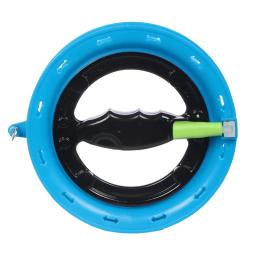 1 peça torcida kite string corda linha ao ar livre aperto redondo 150/200/400m kite carretel enrolador aperto de mão roda corda voando lidar com ferramenta - Image 5