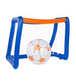 Futebol inflável/objetivo do futebol para o flutuador, jogo do polo aquático, brinquedo da piscina, 2020 - Image 2
