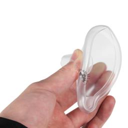 Aerossol Câmara Inalador para Adultos e Crianças, Dog Cat Inalador Espaçador, Feline, Cannie, Vem com 3 Tamanho Máscara e Instrução - Image 2