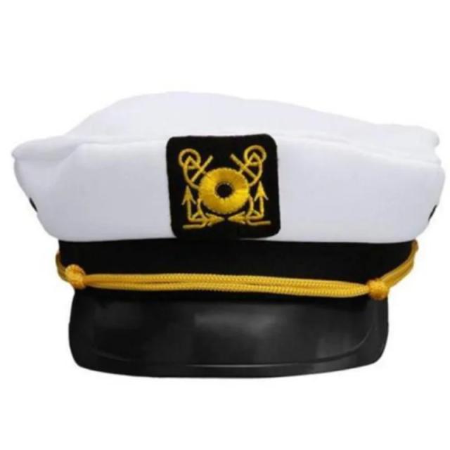 Chapéu Branco Decorativo Ajustável Unisex para Eventos e Festas Elegantes