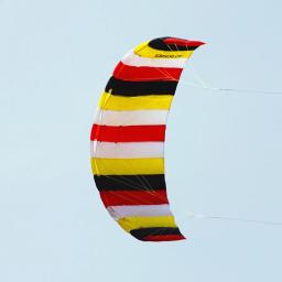 Dual Line Stunt Flying Power Kite, grande Kite macio para adultos, servo Volante, Windsurf Kevlar Line, arco-íris, frete grátis - Image 3