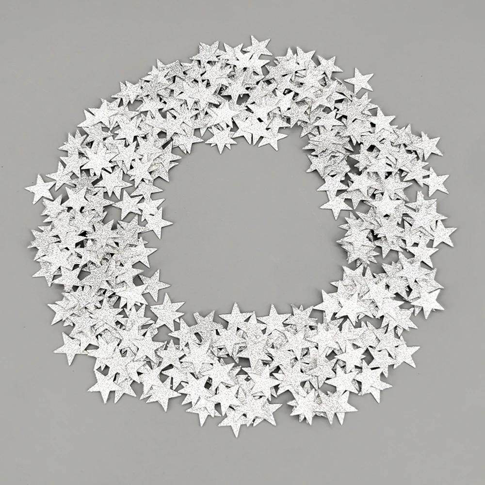 Confete Glitter Stars, Estrelado, Dourado, Prata, Rosa, Casamento, Festa de Aniversário, Árvore de Natal, Mesa Desert, Decoração de Presentes, 1cm, 1000Pcs - Image 1