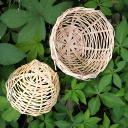 Handmade Bamboo Bird Nest, Rest Cave, Cage House, Nature Craft, Idéias para Finch e Canary, Small Parrot Garden, Home Decoration - Image 2