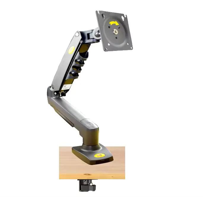 LCD LED Monitor Holder, Gás Spring Braço, Full Motion Gás Strut, TV flexível Mount, Carregando 2-9kg, NB F80 Desktop17-27 ", Novo - Image 1