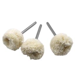 STONEGO Cabeça de polimento de roda de lã com haste de 3 mm para polimento de joias e metais, acessórios de ferramenta rotativa com 10 peças - Image 4