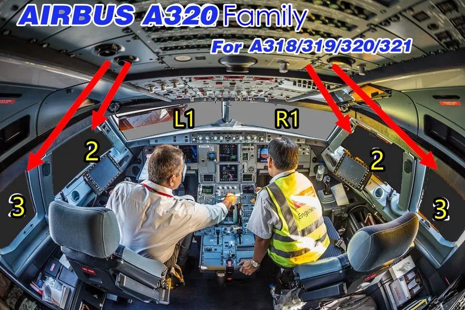Conjunto especial de sombrinha para Airbus A320 321 e 319, A320, Airbus A380 Windows Sunshade - Image 1