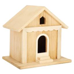 Pendurado Casa De Pássaro De Madeira, Criação De Gaiola, Caixa De Alimentação, Pingente Birdhouse, Jardim, Quintal, Varanda, Home Decor - Image 5