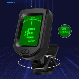 Precise Baixo Tuner Acoustic Guitar Tuner Guitar Tuner Sintonia Digital Display LCD Sensível - Image 5