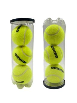 3 pçs mhknd padel bolas de borracha de fibra de alta elasticidade para treinamento de competição adulto cão de estimação jogando bolas ao ar livre durável - Image 3