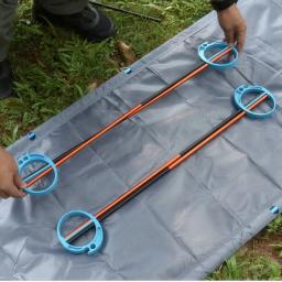 Ultraleve cama dobrável para acampamento ao ar livre, Alloy Frame Tent, berço de dormir, 180cm, 200cm - Image 3