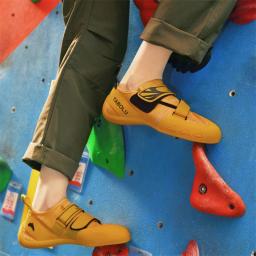 LiXingMing-Sapatos de escalada profissional para homens, malha antiderrapante, tênis de treinamento Bouldering, iniciantes - Image 5