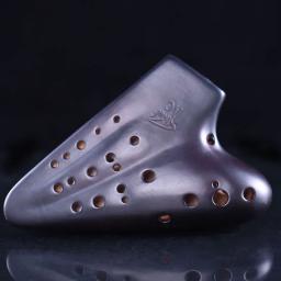 Instrumentos Musicais Tradicionais, Fumado Ocarina Profissional, C Key, Zelda Música Flauta, 3 Tubo, 12 Buracos, Presentes - Image 3
