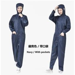 Macacão Unisex Respirável Dustproof, Vestuário De Segurança, Roupa De Pintura De Trabalho, Proteção Sanitária, Hazmat Zip Suit - Image 3