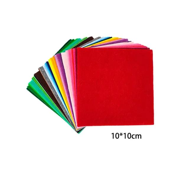 Conversas de Feltro Colorido para Artesanato: Folhas Rígidas Não Tecidas de 1mm para Costura e Decoração de Retalhos