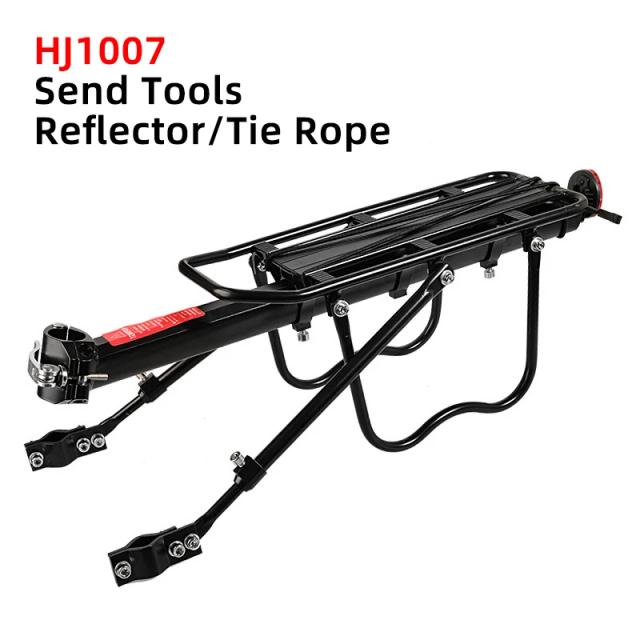 Suporte Traseiro para Bicicleta ROCKBROS - Rack de Alumínio Leve e Resistente com Liberação Rápida para MTB