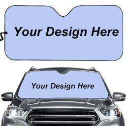 Pára-brisa personalizado do carro Sun Shade, Sombrinha Universal Fit - Image 1
