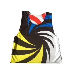 Atacado personalizado sublimação de alta qualidade lacrosse uniforme/novo design totalmente personalizar logotipo lacrosse jerseys e pinnies - Image 3