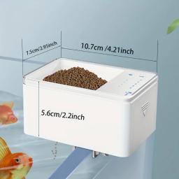 Alimentador automático de peixes Alimentador inteligente de tartarugas para alimentar peixes, camarões e tartarugas em horários regulares e quantitativos - Image 3