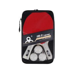 Conjunto de raquete de tênis de mesa espinhas de dupla face para kit de tênis de mesa com controle de velocidade de pingue-pongue - Image 2