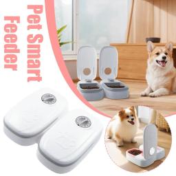 Dispensador de alimentos inteligente automático com temporizador, Alimentador para gatos e cães, Dispensador de alimentos úmidos e secos, Pet Feeding Suppl, O1X0 - Image 5