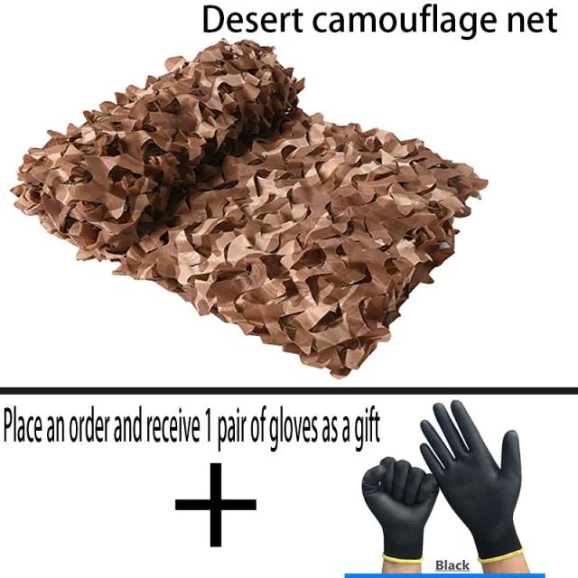 Rede de Camuflagem Multifuncional para Jardim e Caça em Desertos e Selvas