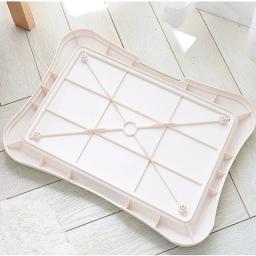 Higiênico portátil do treinamento do cão, penico interior, cães pequenos, gatos, suporte da almofada do filhote de cachorro, bandeja limpa fácil - Image 4
