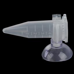 Alimentador automático de peixes com ventosa Alimentador cônico do worm do aquário, Copo do funil - Image 2