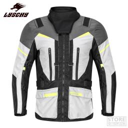 Impermeável moto jaqueta e calças terno, roupas motocross equitação, engrenagem protetora, moto, moto, inverno - Image 1