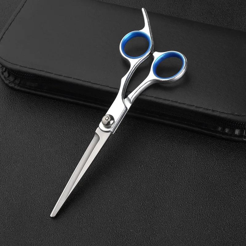 Aço inoxidável Pet Hair Scissors, aparar tesouras, corte animal, Dog Grooming, pés, orelha, olho, 6" - Image 1