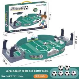 Mesa de futebol para festa familiar jogo de tabuleiro de futebol dupla duelo interação intelectual competitivo mini jogo de futebol brinquedos de mesa - Image 5