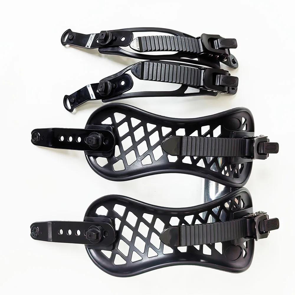 1 conjunto de tiras de ligação de snowboard s & ltpee, fivela de catraca e tiras de ligação, alça de escada de dedo do pé ou tornozelo, alta resistência e elasticidade - Image 1