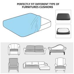 Couro do plutônio à prova dwaterproof água capa de sofá para sala de estar criança animais de estimação cor sólida sofá slipcover capa de assento lavável removível - Image 3