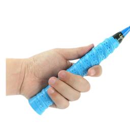 Raquete de tênis Overgrips, Fita antiderrapante suor, Envoltórios absorventes, Badminton Racquet OverGrip, Pesca Skidproof Sweat Band Grip, 1Pc - Image 4