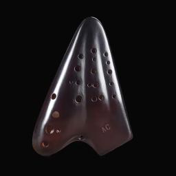 Retro Triplo Cerâmica Ocarina, 12 Buracos, Alto C Key, AC, Handmade, Fumado Instrumentos Musicais, Iniciante, Instrumentos de Sopro - Image 3