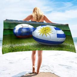 Toalha de praia do futebol, toalhas de praia para meninos, toalha do esporte dos meninos da toalha de futebol, toalhas personalizadas para a praia da piscina, toalha para o adolescente - Image 6