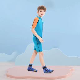 Neoprene Snorkeling Shoes para crianças, Mergulho com aletas meias para crianças, Botas protetoras para pés de praia, Natação Mantenha Quente, 3mm, Inverno - Image 4