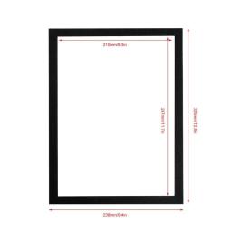 Moldura de arte magnética para crianças, moldura de pintura diamante, moldura de abertura frontal, exibição de imagens, pôster, foto, desenho, 2PCs - Image 5