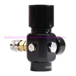 Paintball CO2 cilindro descompressão manômetro/válvula de alívio de pressão, alta pressão válvula G1/2 rosca, 0-130psi ajustável - Image 2