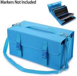 Permanent Paint Marker Case, Marcadores Bolsa de Transporte, Suporte para Álcool Marcador e Art Sketch Marker, Novo, 80, 120, 171 Slots - Image 4