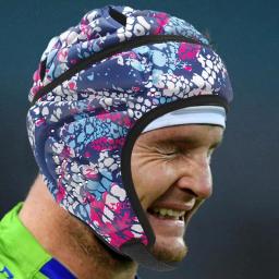 Capacete acolchoado macio da proteção principal para a juventude, chapelaria do futebol, bandeira macia do escudo, goleiro do futebol, epilepsia, queda - Image 5